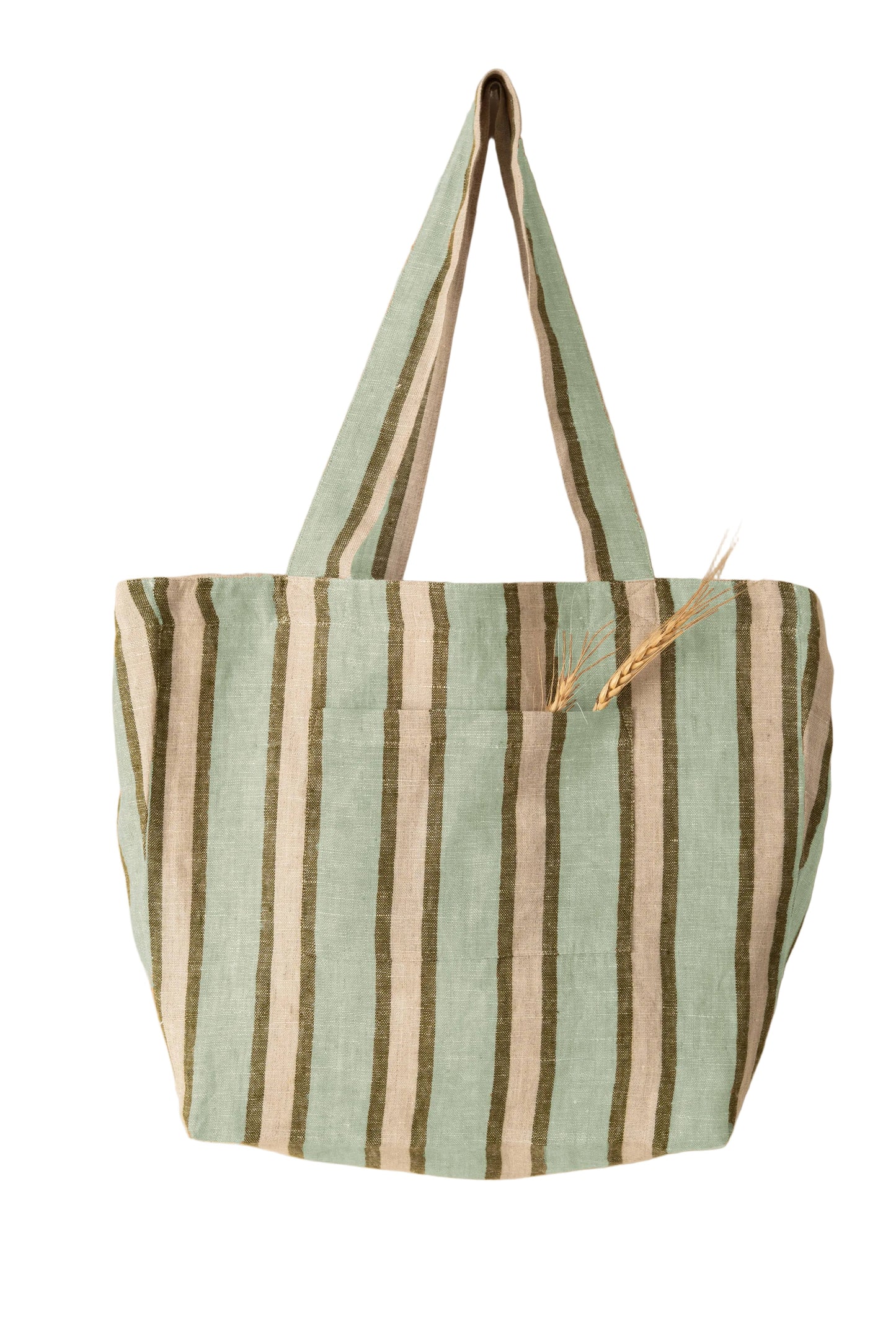 Linen Sylph Green Tote