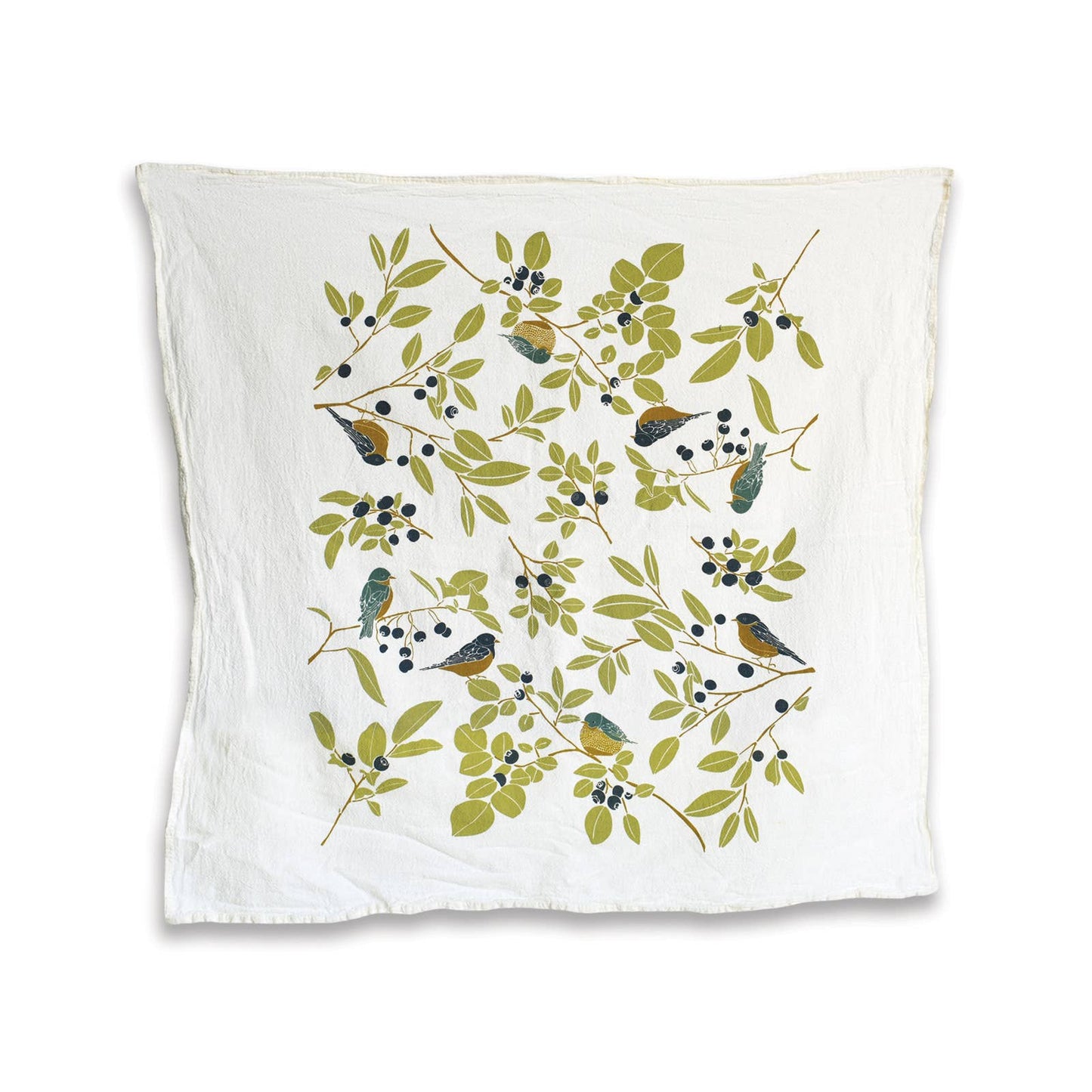 Huckleberry Marsh with Blue Birds Towel