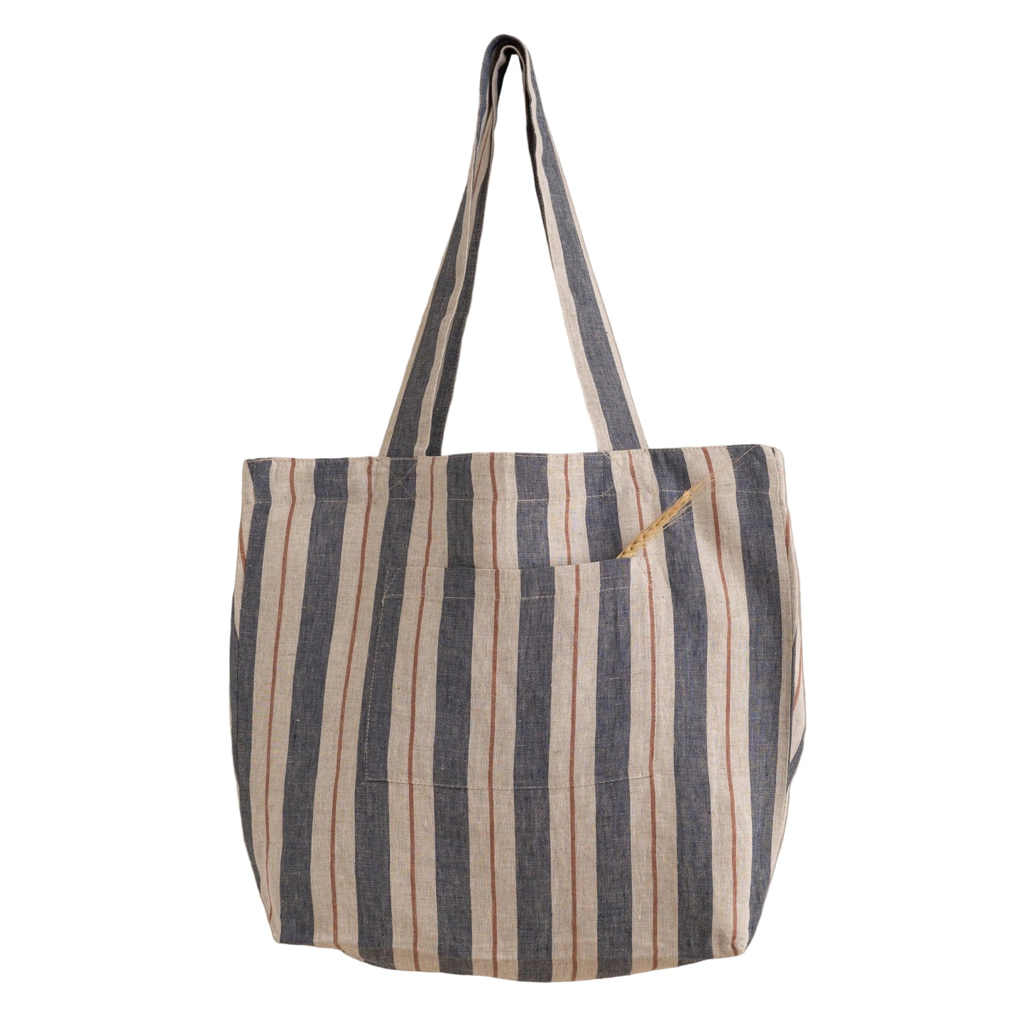 Linen Blue Segue Tote Bag