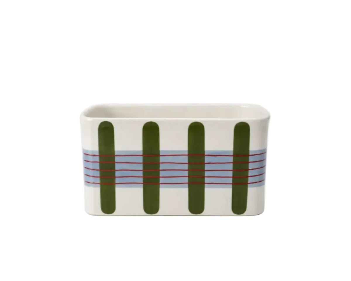 Color Play Dish - Kelp, Blue Haze, Cherry