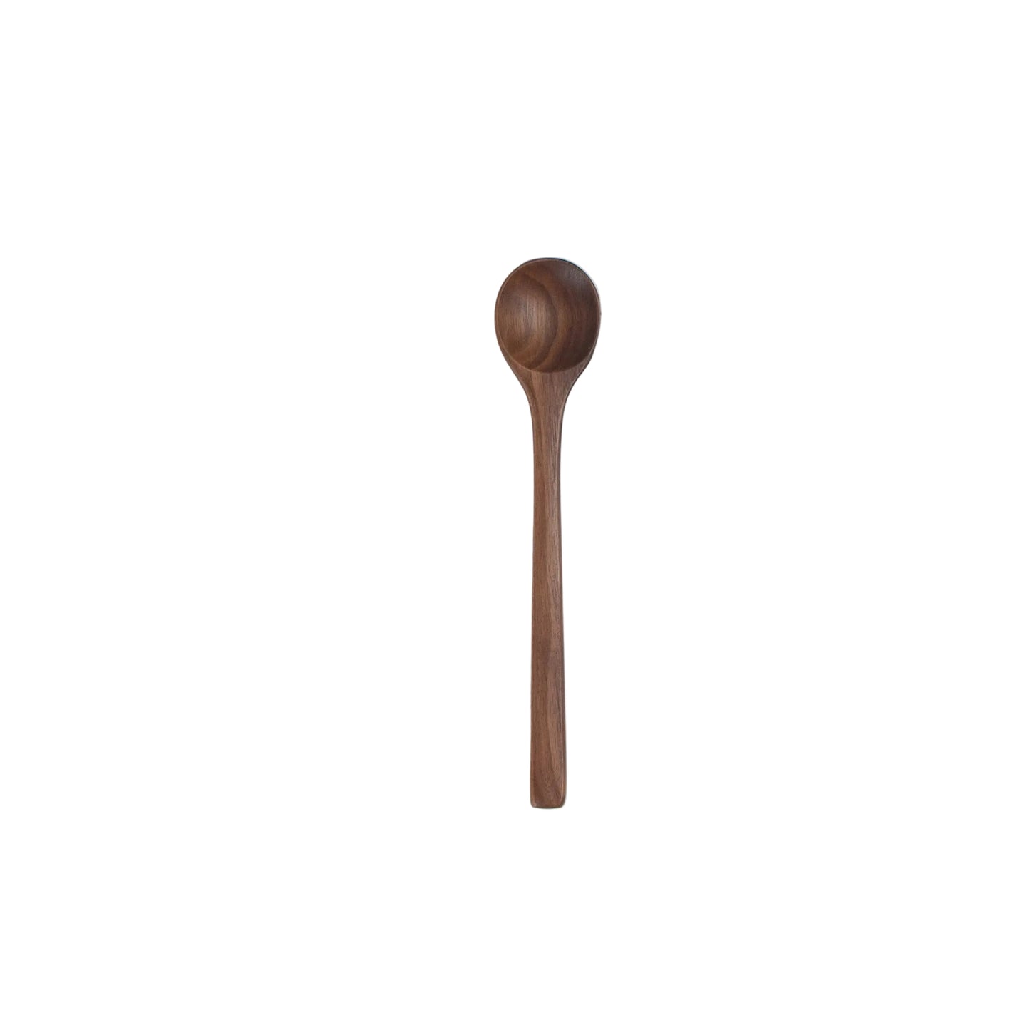 Wooden spoon on a white background