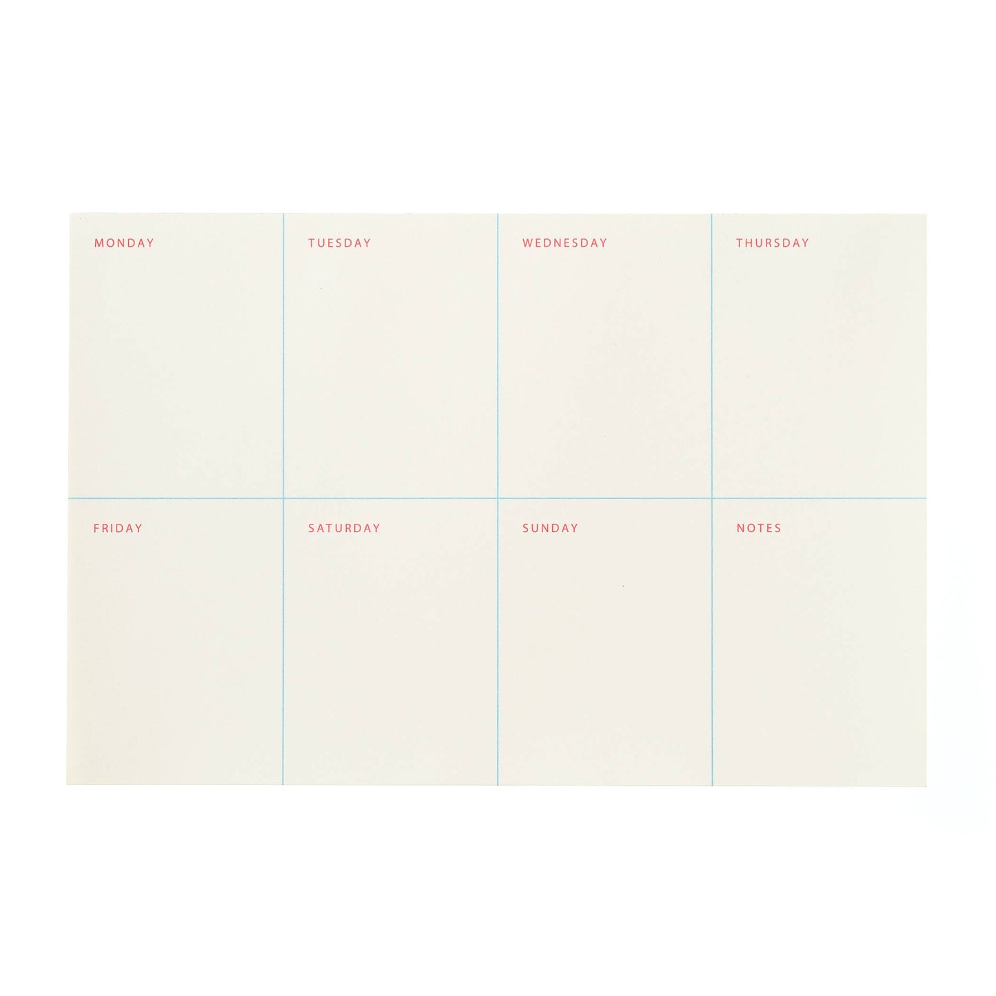 Weekly Notepad