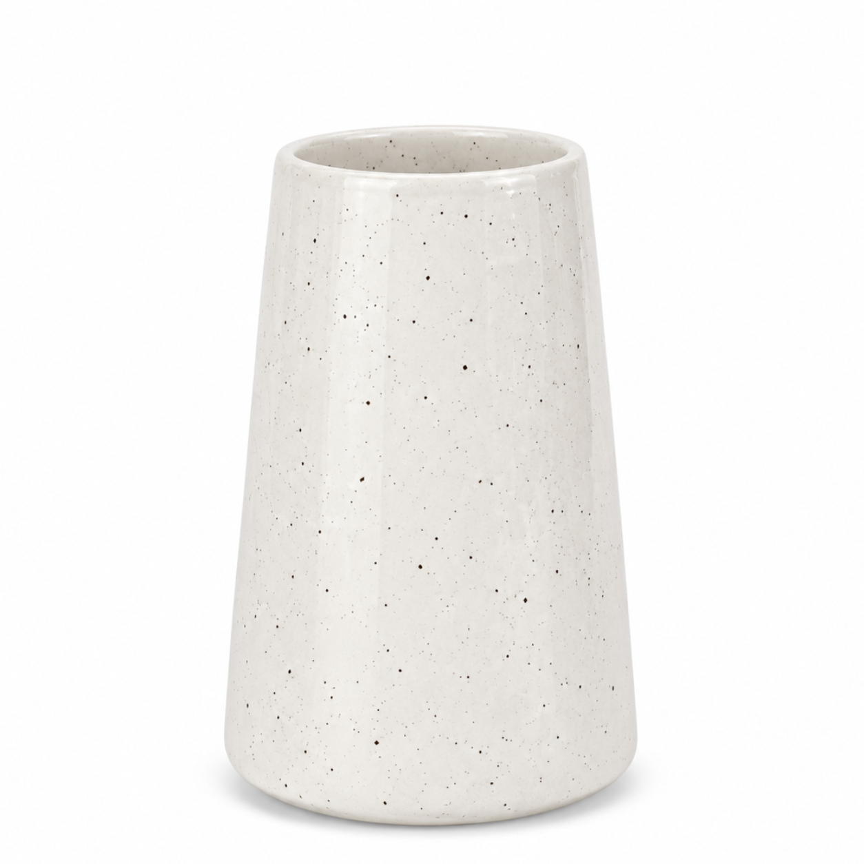 White Speckle Vase