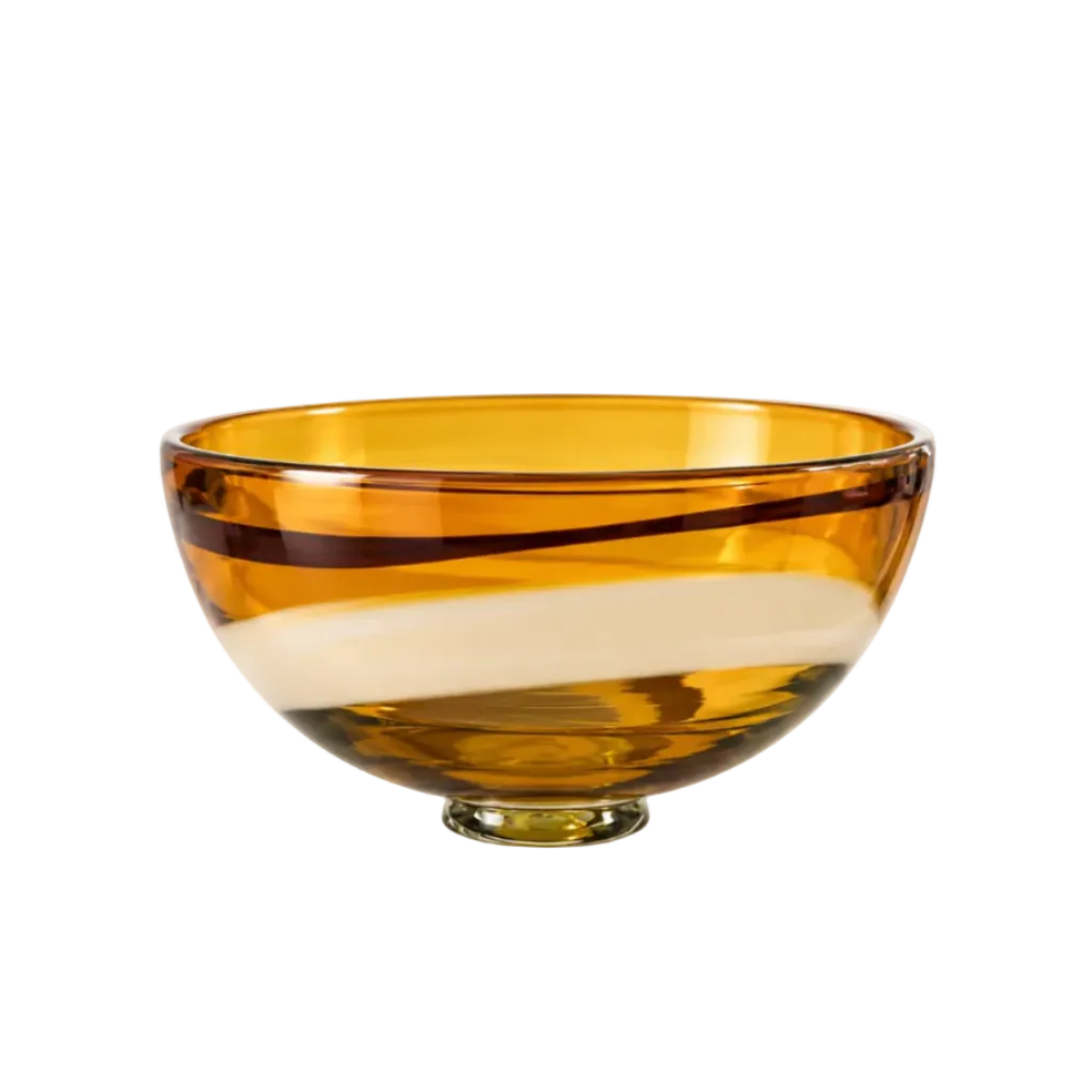 Amber, Pink and Crimson Color Splash Bowl