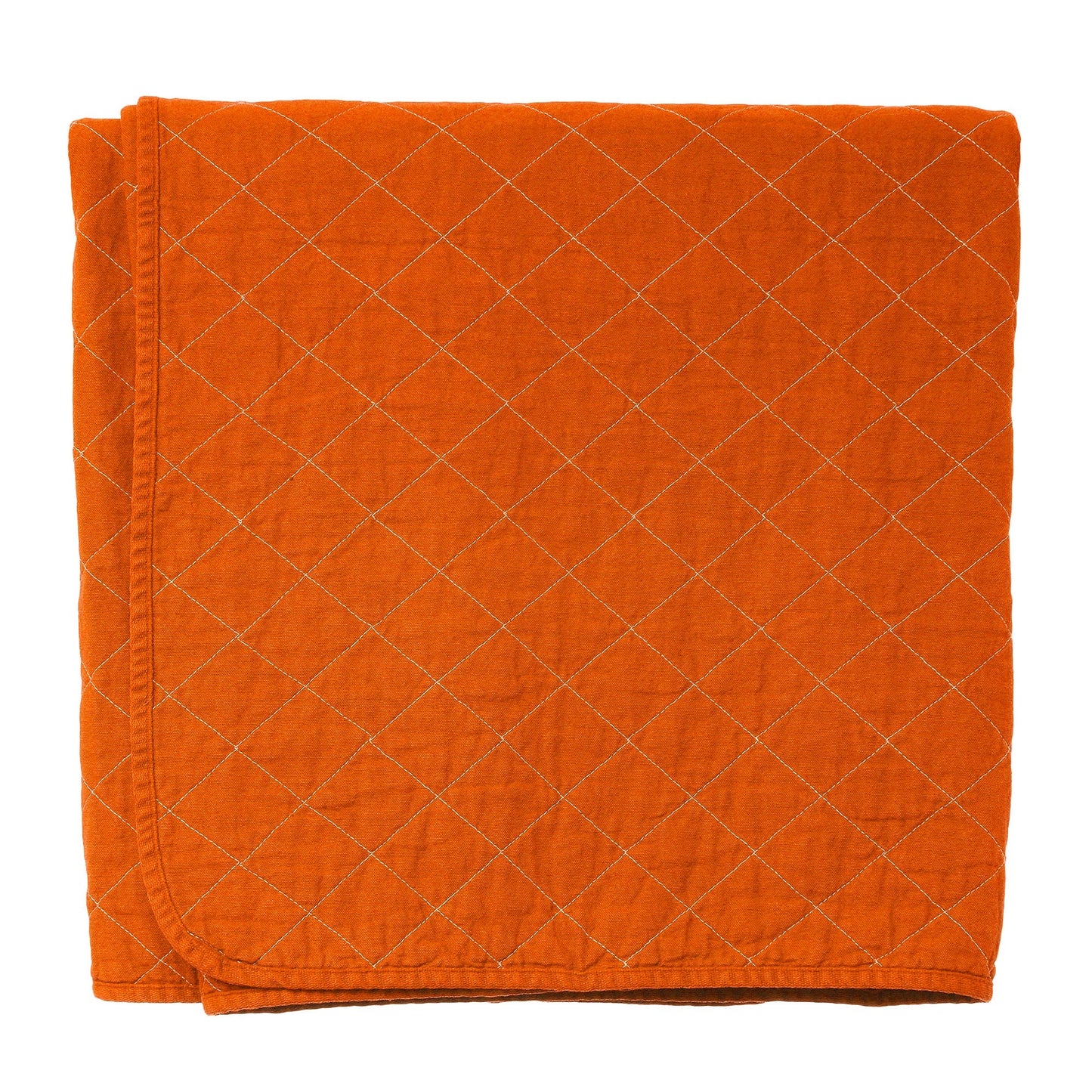 Garment Dyed Throw Blanket - Orange
