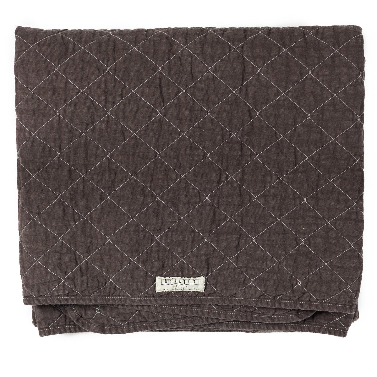 Garment Dyed Throw Blanket - Espresso