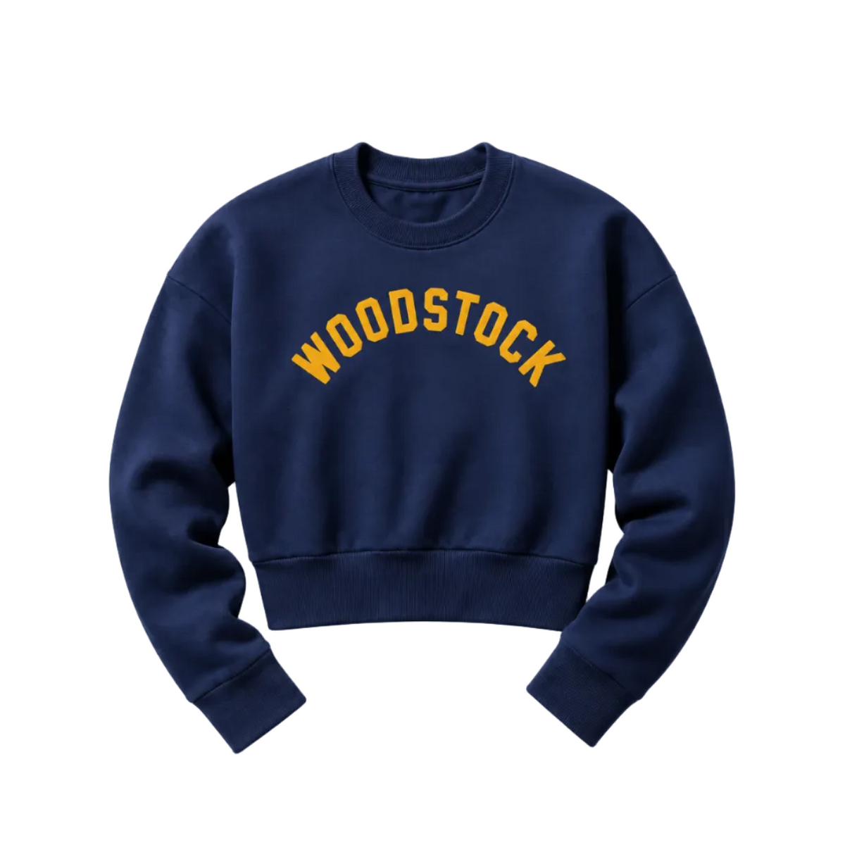 Women's Woodstock Arch Sweatshirt - Navy / Mustard
