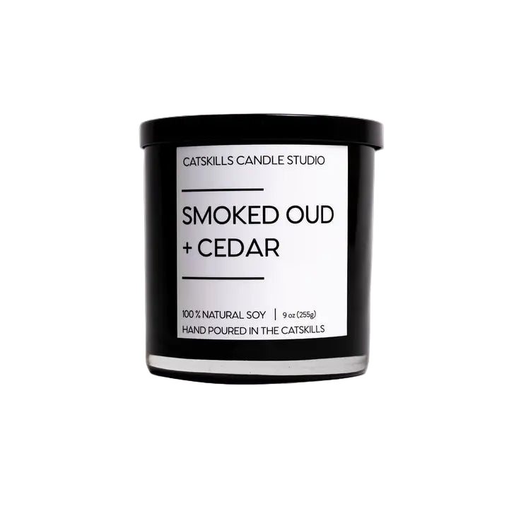 Smoked Oud + Cedar Candle