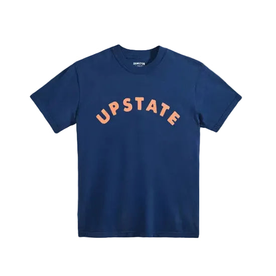 Upstate Arch Tee - Navy/Orange
