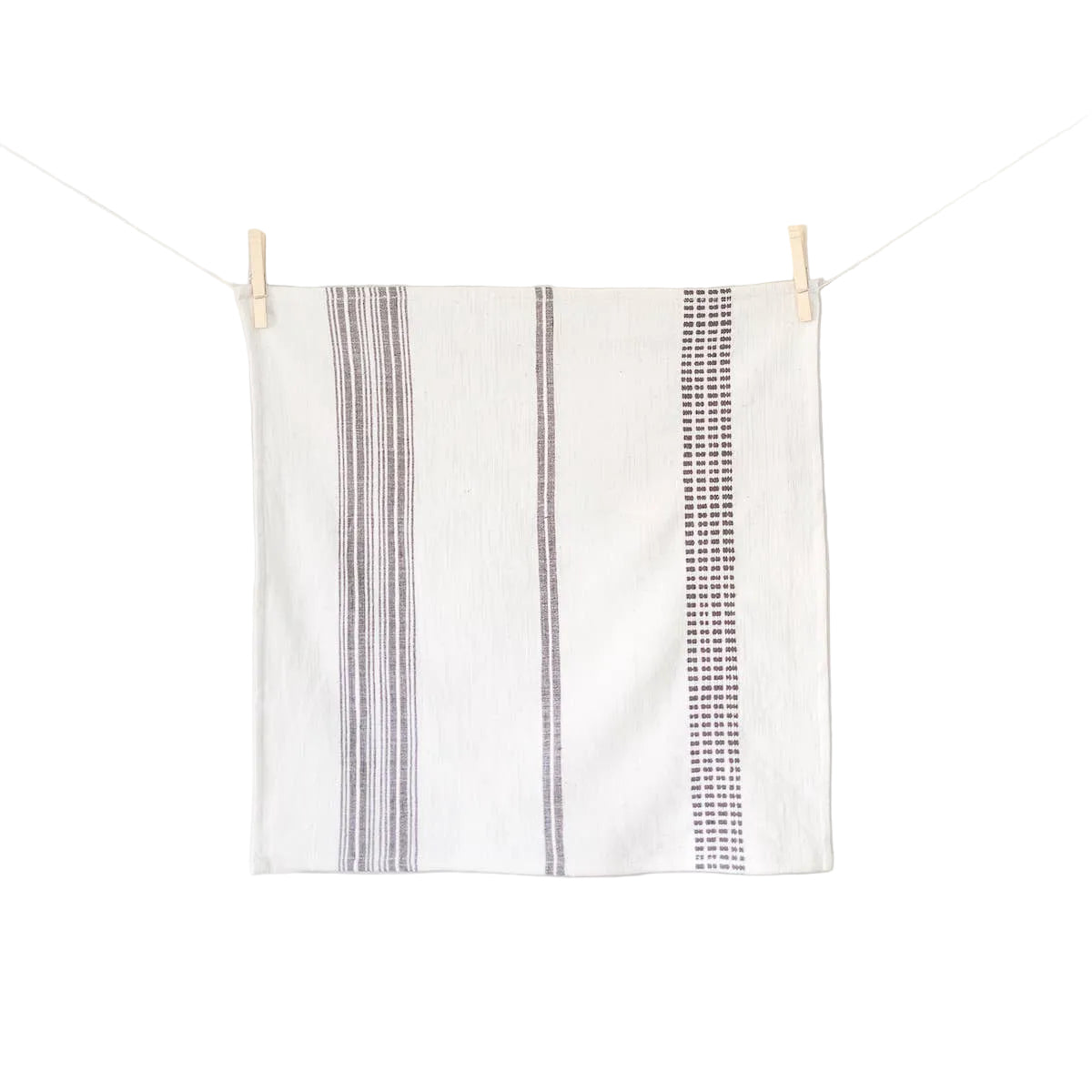 Aden Napkin - Natural with Navy (Set of 2)