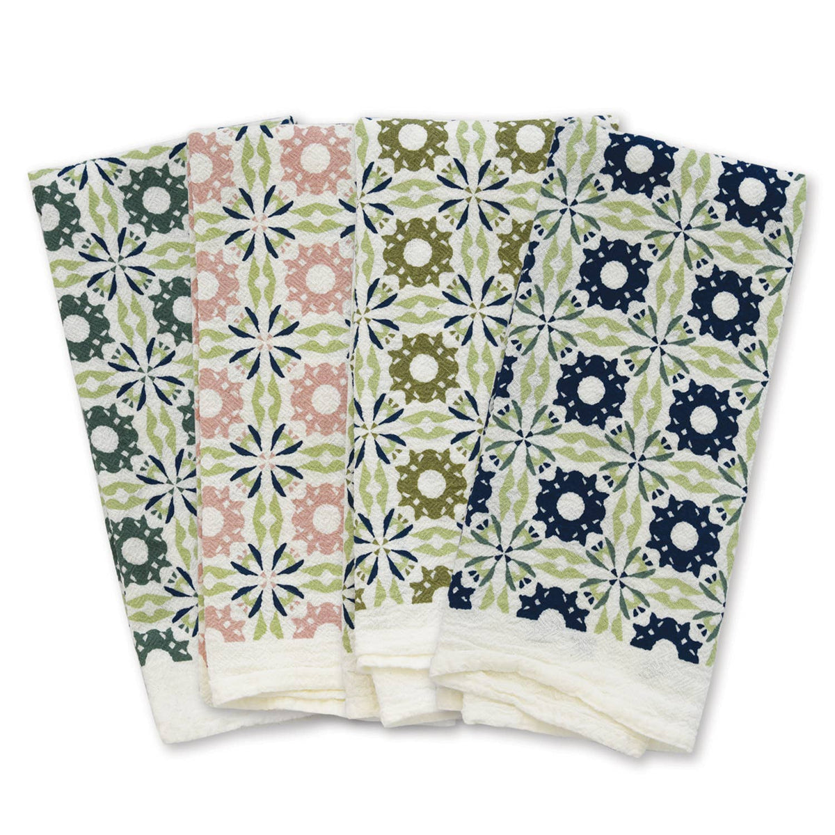 Mixed Woodblock Chicory Napkins (Set of 4) (Copy)