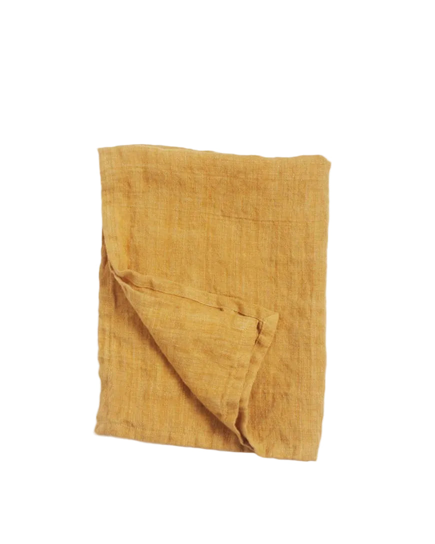 Stone Washed Linen Tea Towel