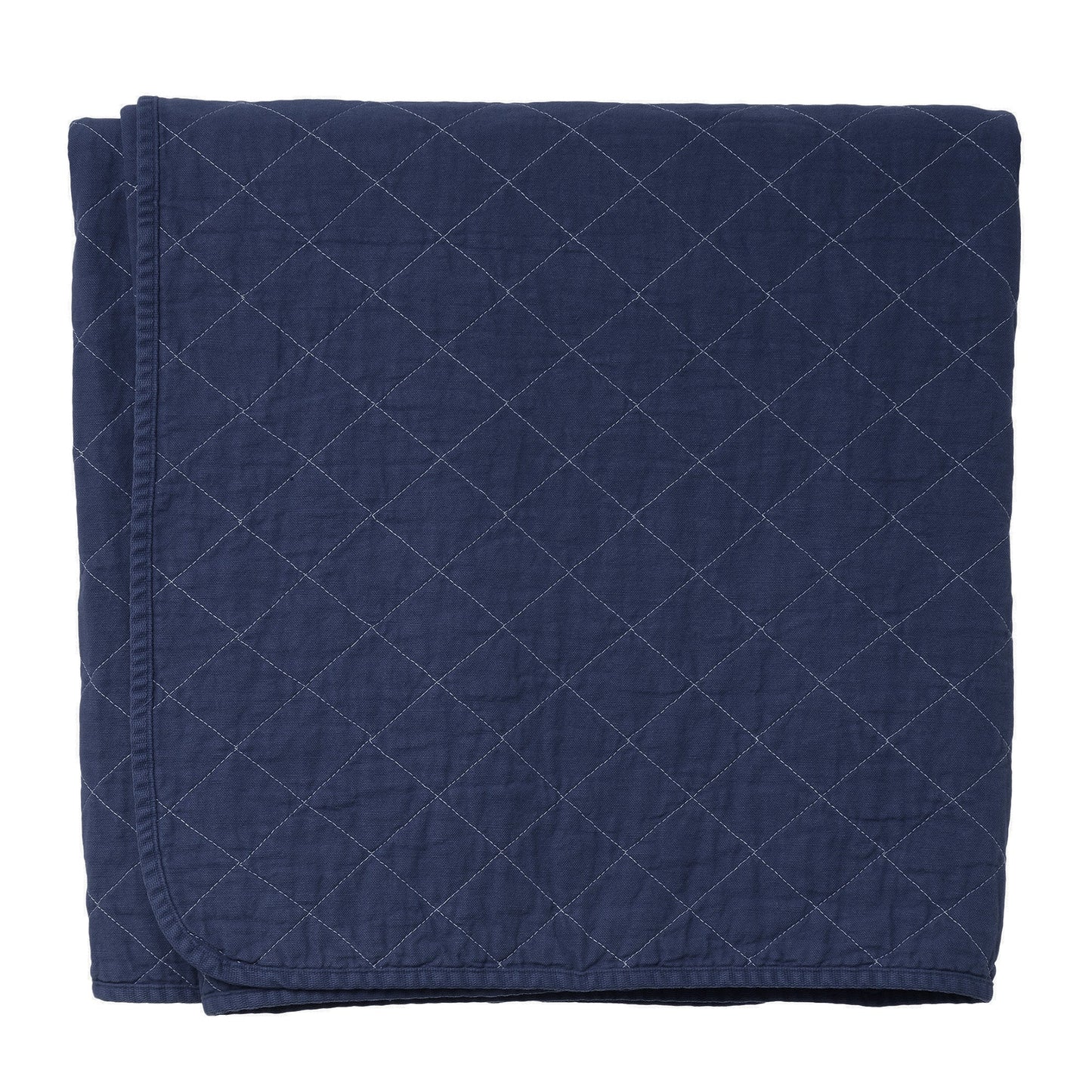 Garment Dyed Throw Blanket - Navy