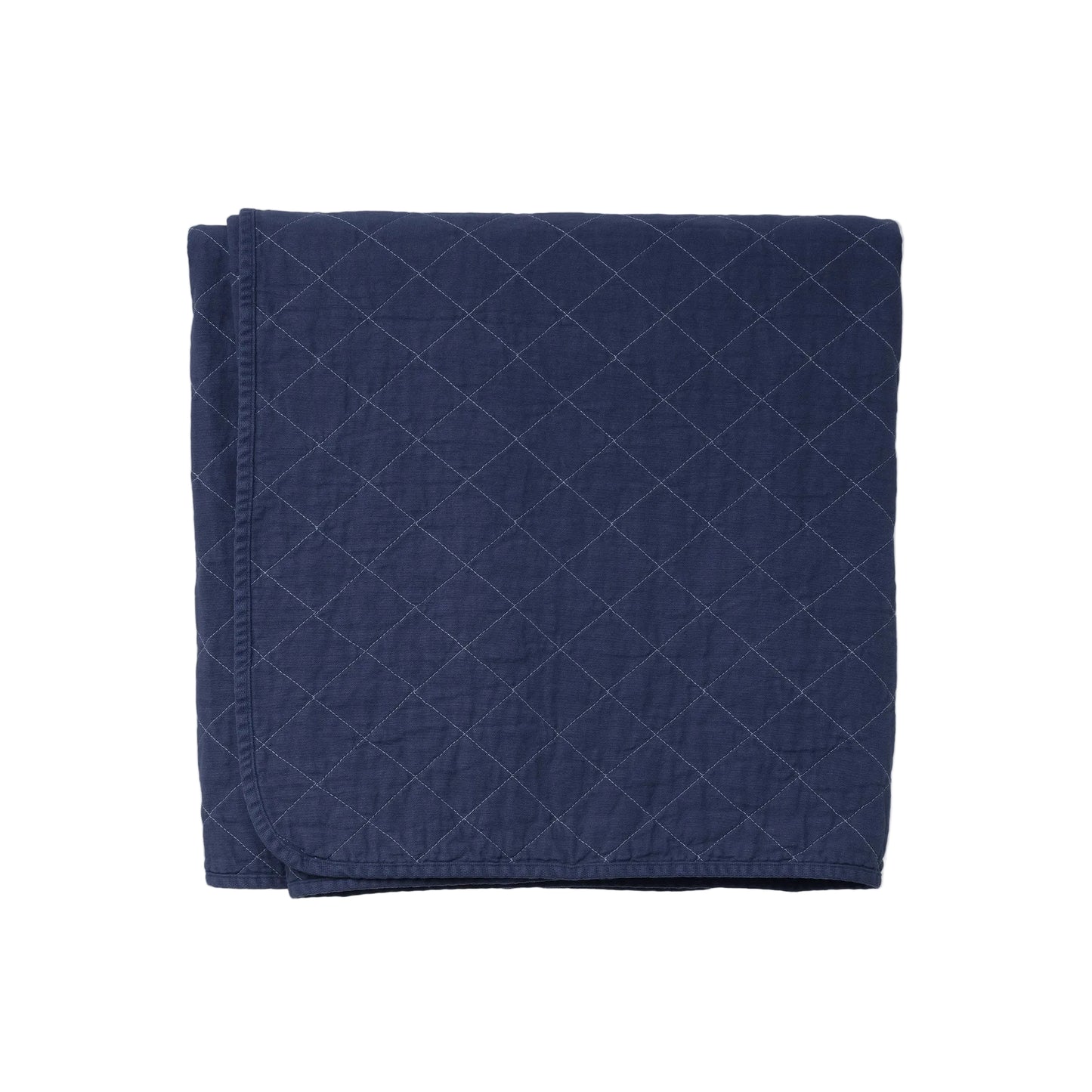 Garment Dyed Throw Blanket - Navy