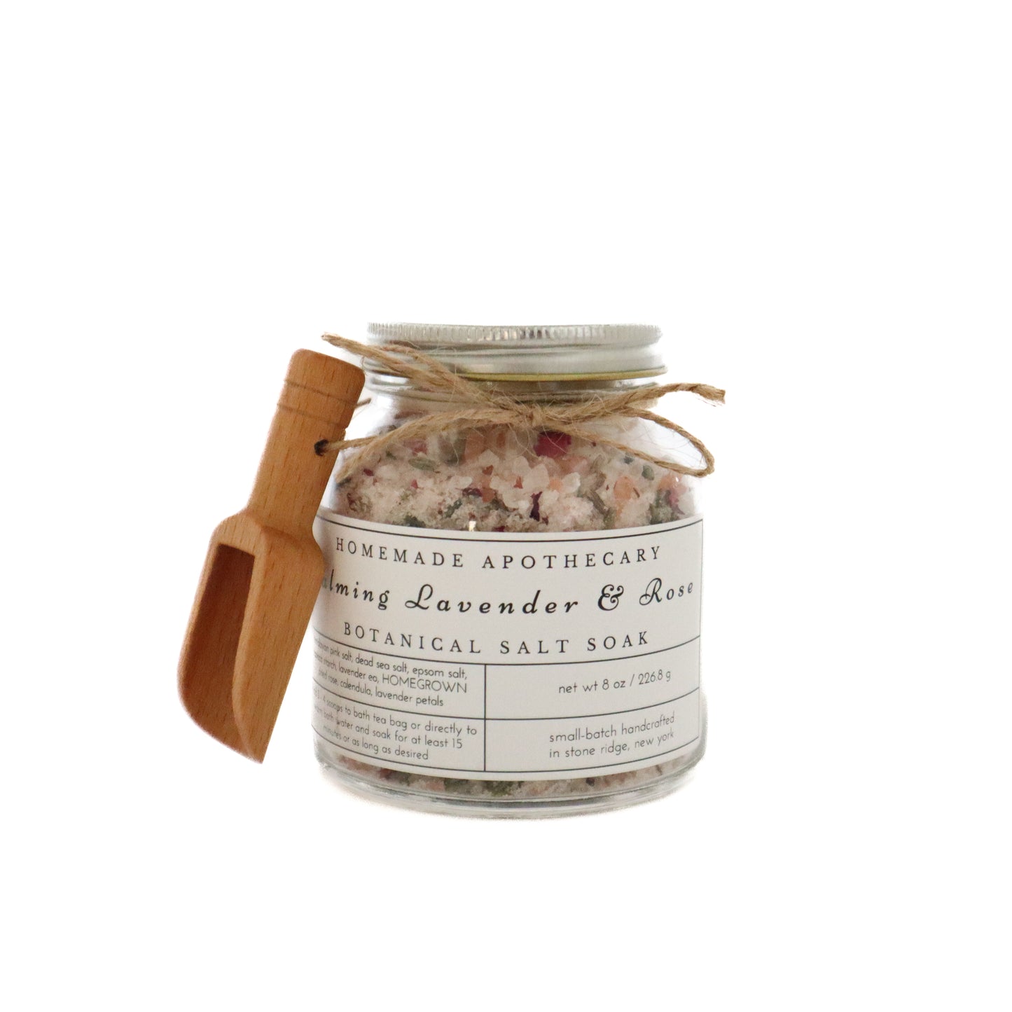 Calming Lavender & Rose Salt Soak