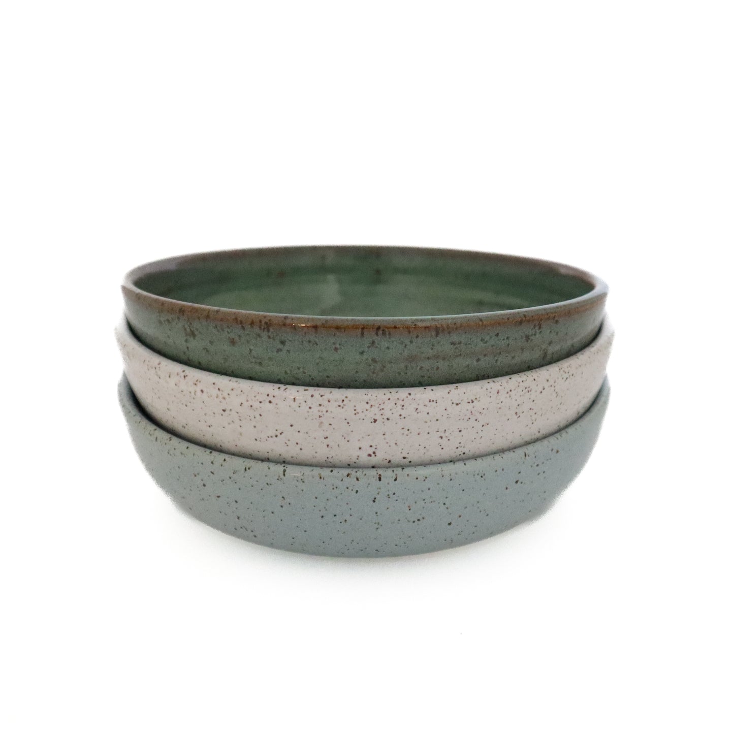 Ceramic Pasta Bowl - Light Blue