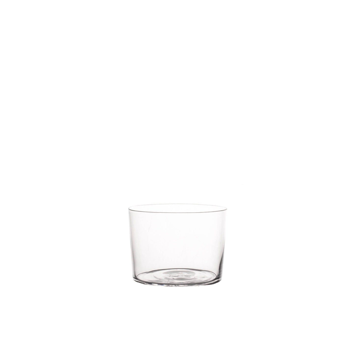 clear glass cup