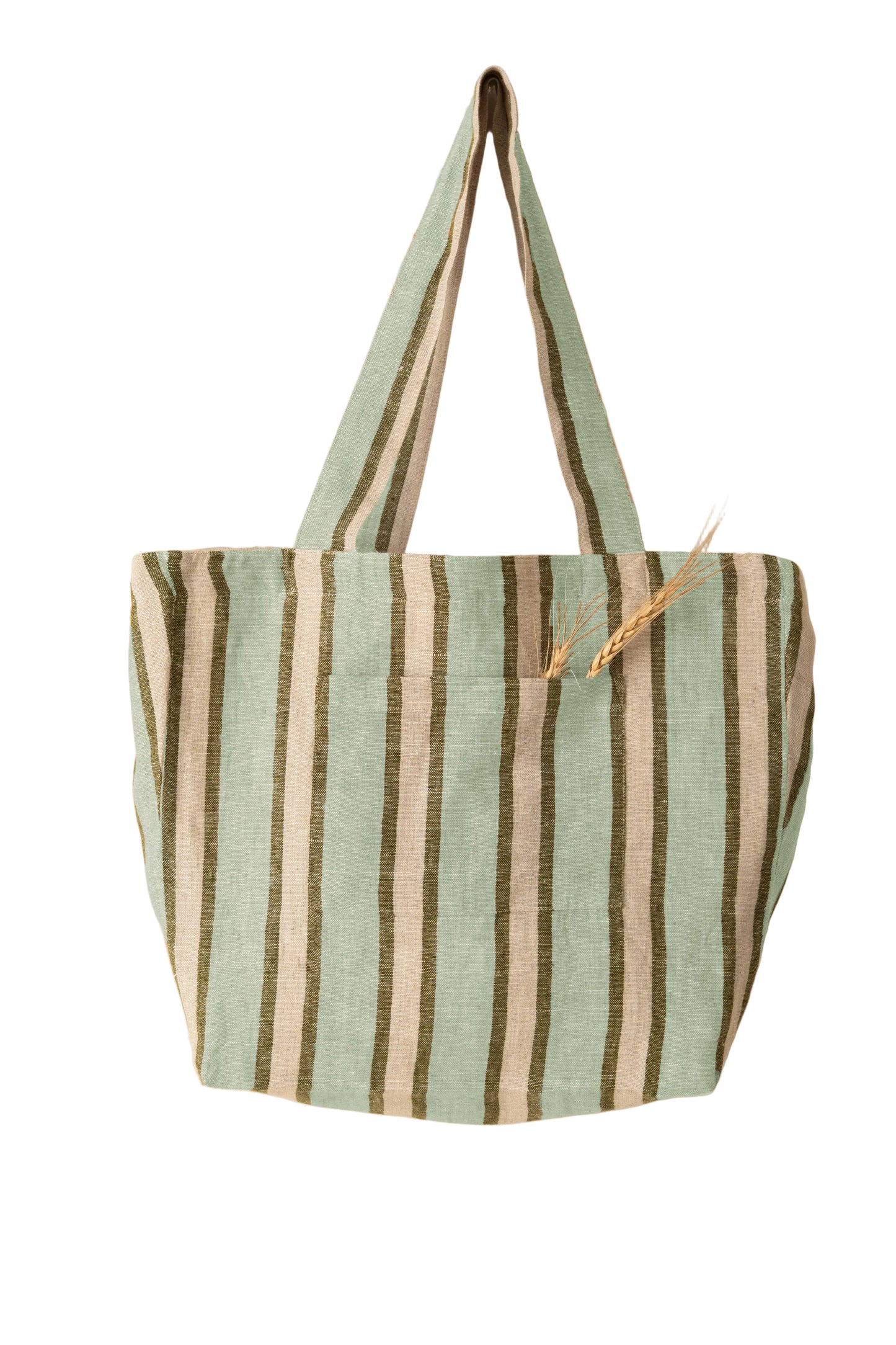 Linen Sylph Green Tote
