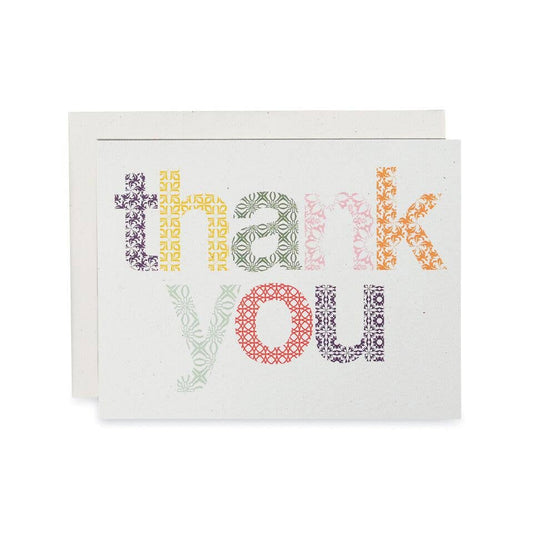 Thank You Card, Woodblock