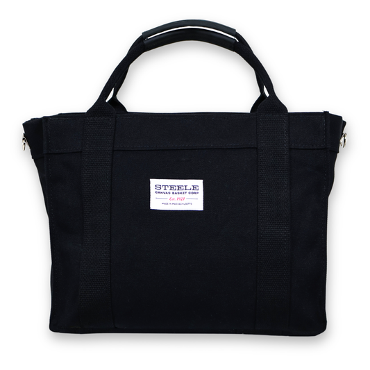 The Carol Tote - Black Canvas
