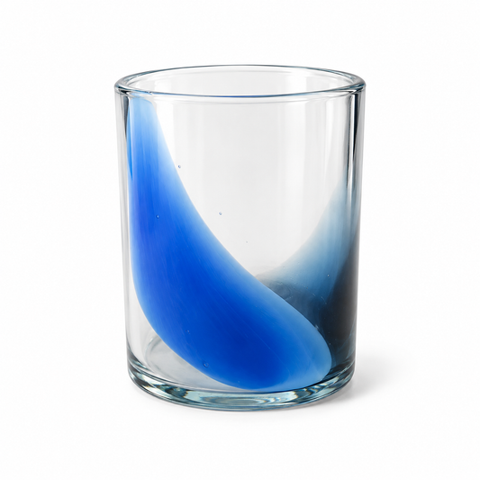 Steel Blue, Opaque Blue and Mint Color Splash Cup