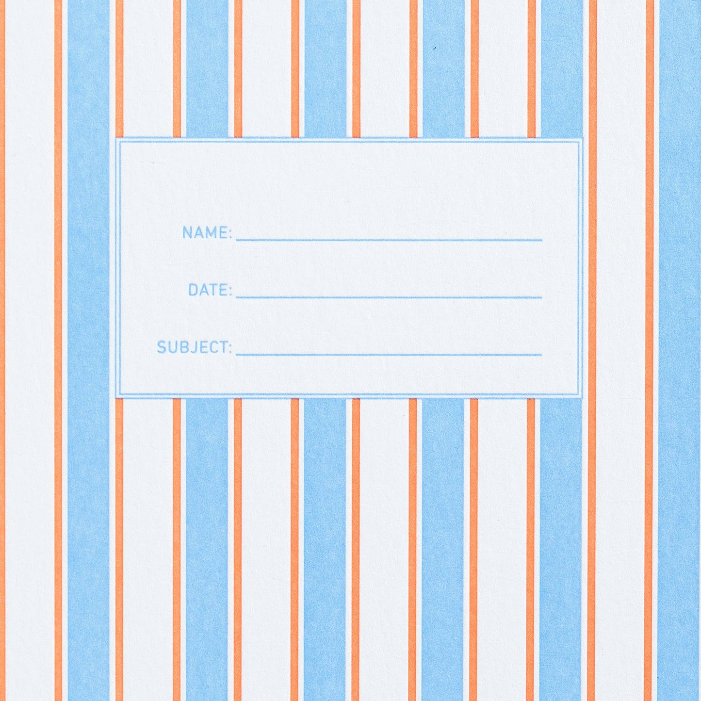 Standard Notebook - French Stripes