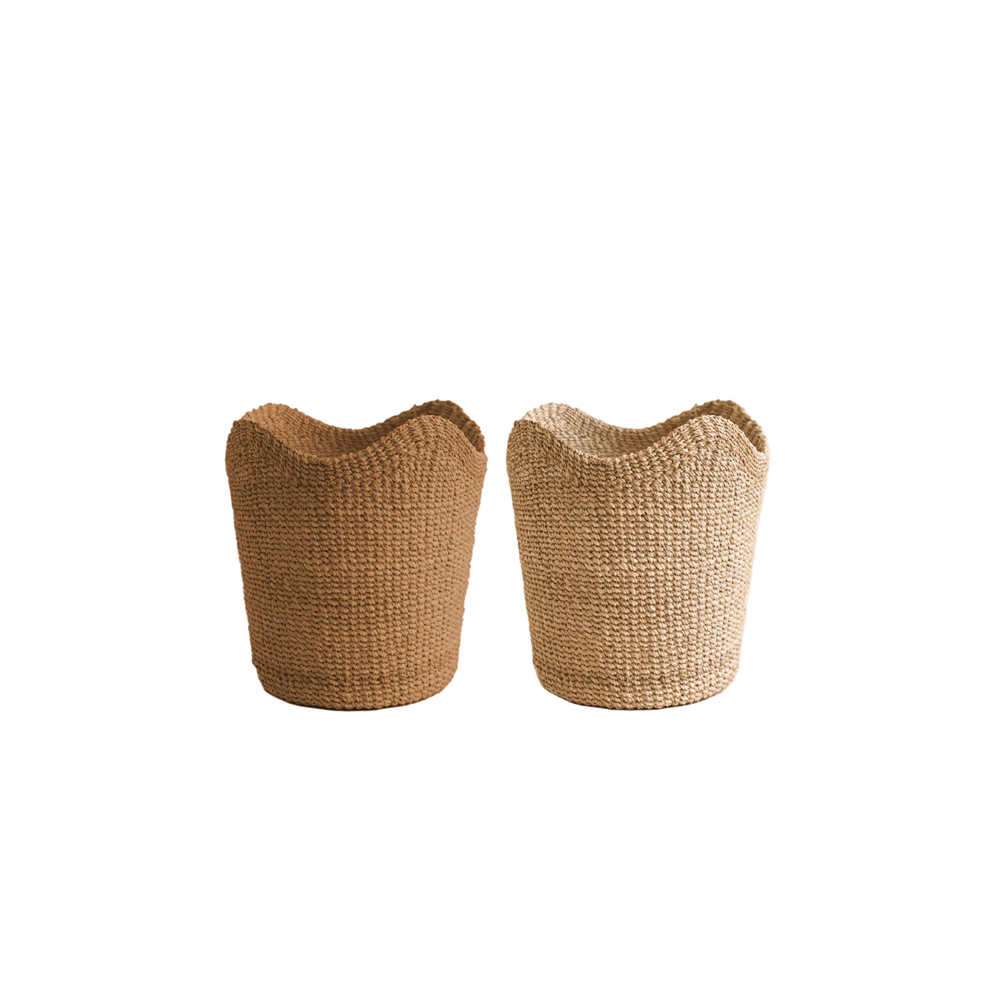 Small Natural Scallop Basket