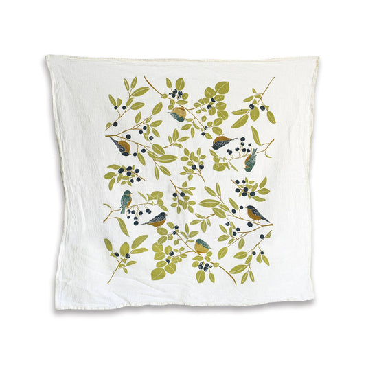 Huckleberry Marsh with Blue Birds Towel