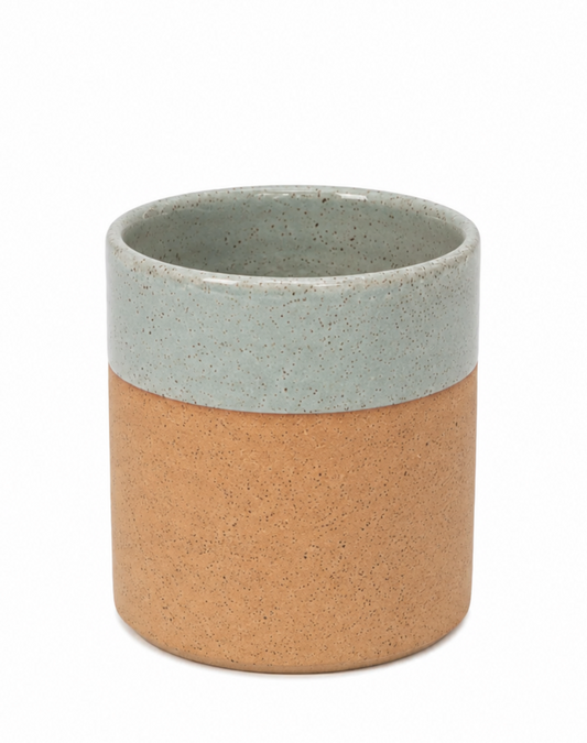 Kitchen Utensil Holder: Nude/Light Blue