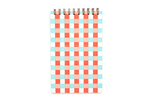Task Pad Notebook - Checker Pastel