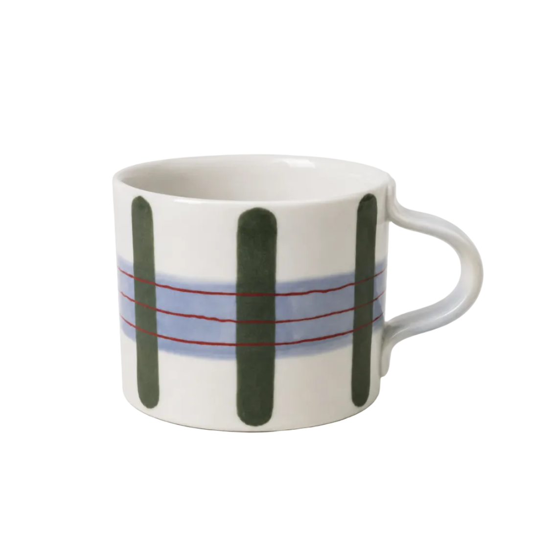 Color Play Mug - Blue Haze, Kelp, Cherry