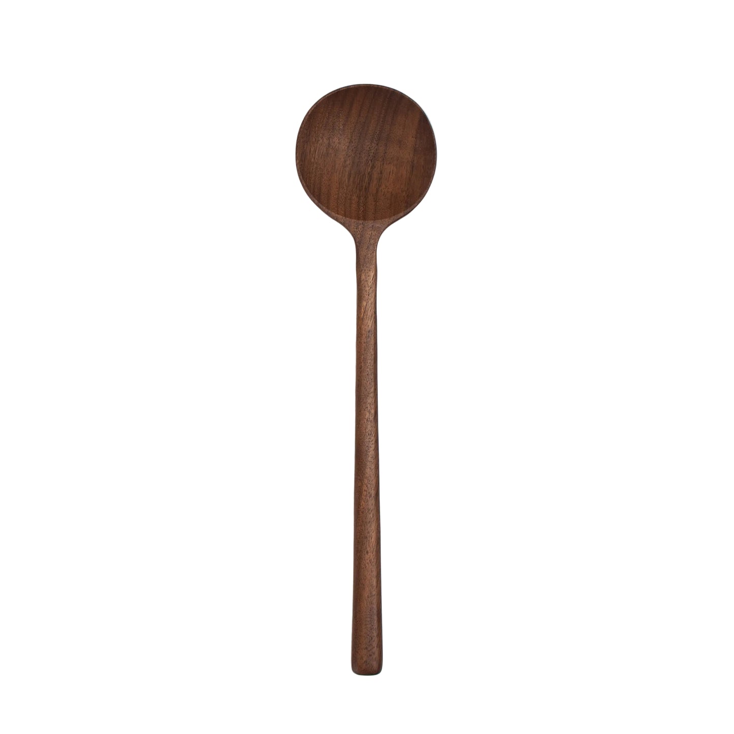 Wooden spoon on a white background