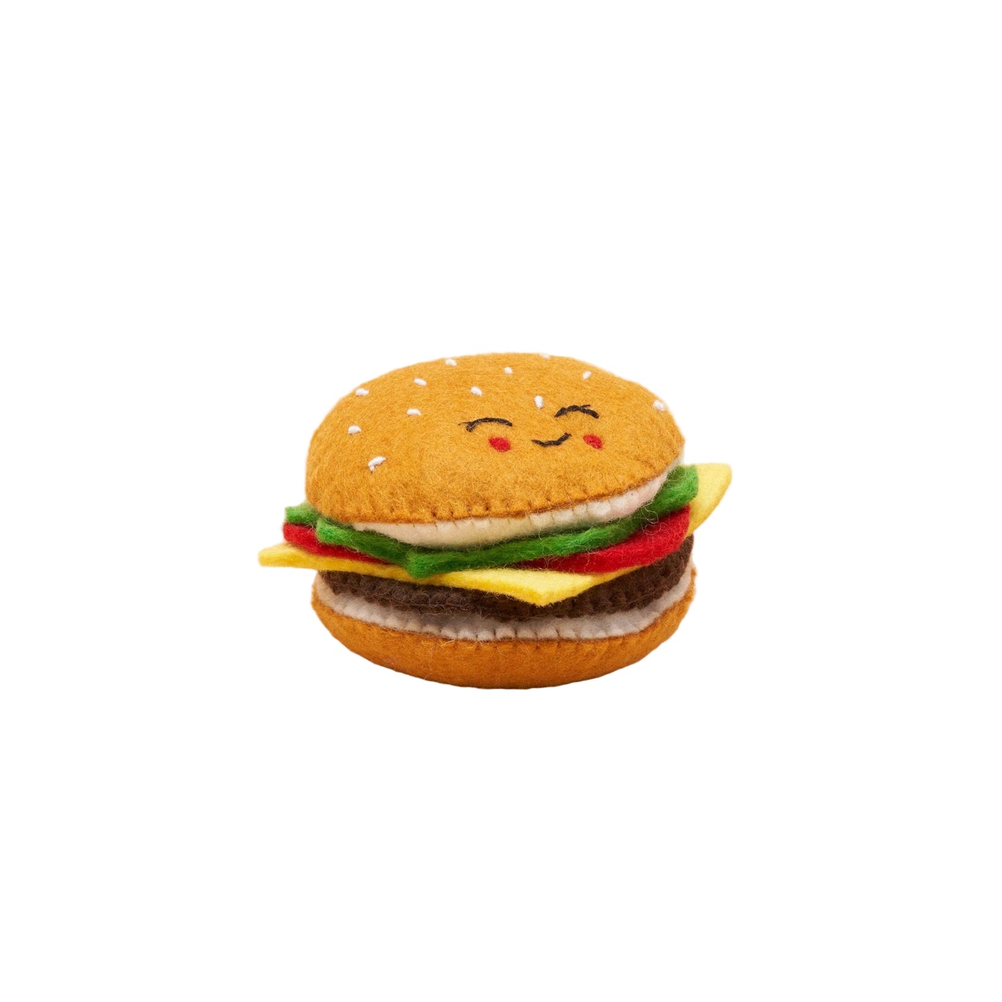Burger Squeaker Toy