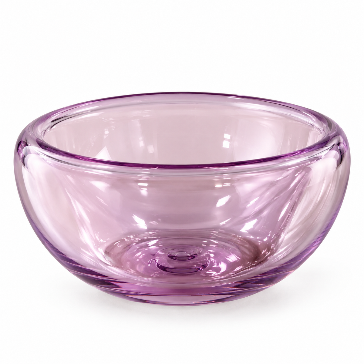 Glass Snack Bowl - Lavender