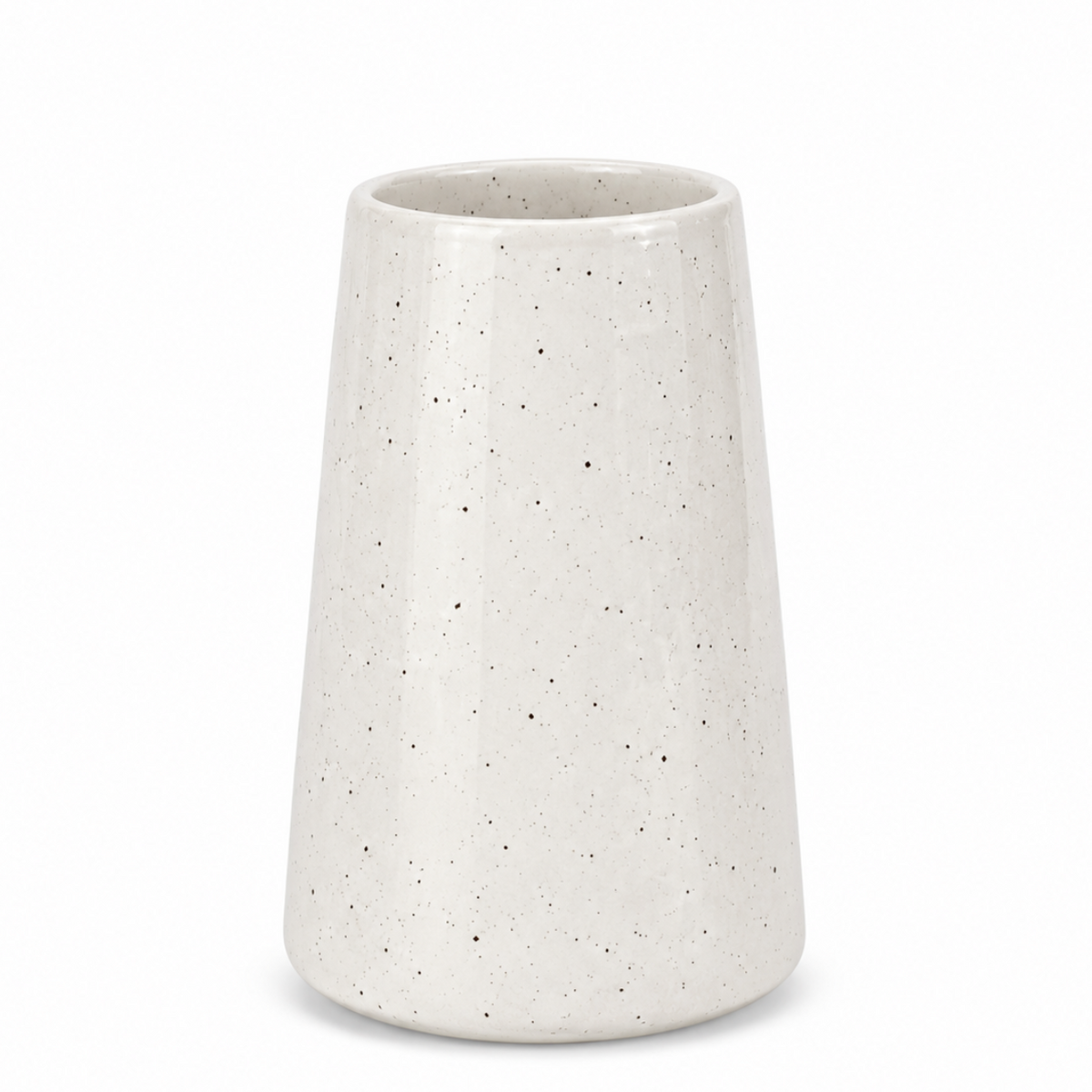 White Speckle Vase