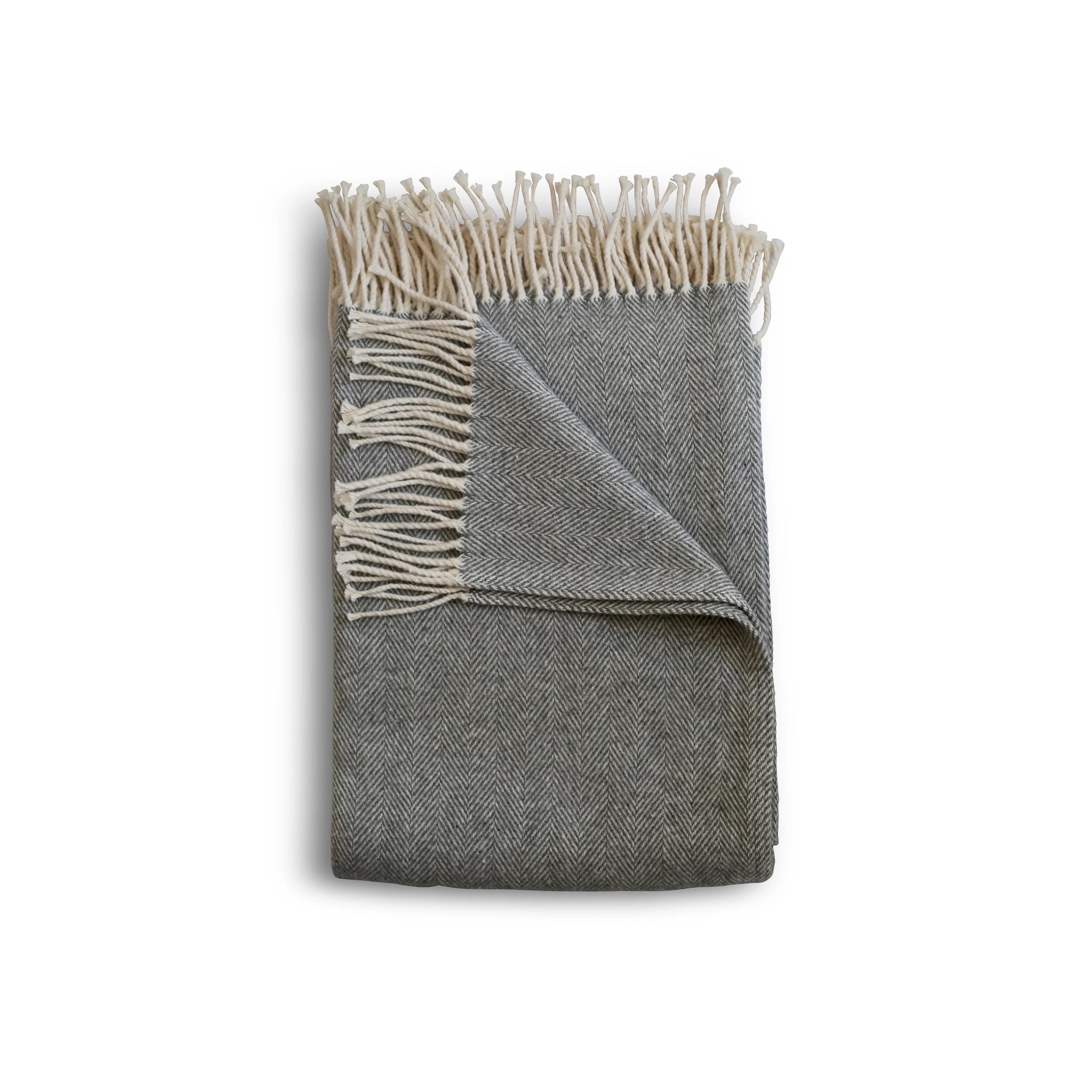Cotton Herringbone Throw - Cloud – Beck Home + Goods