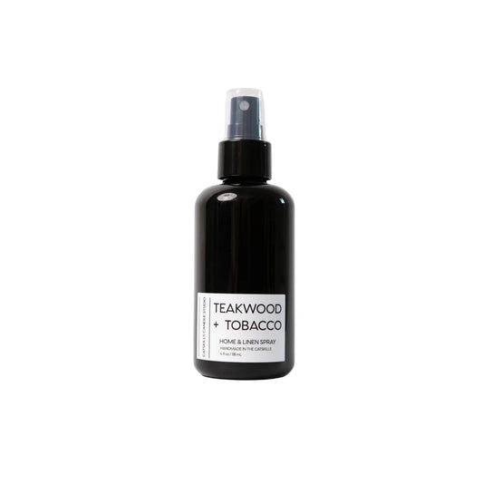 Teakwood + Tabacco - Home + Linen Spray