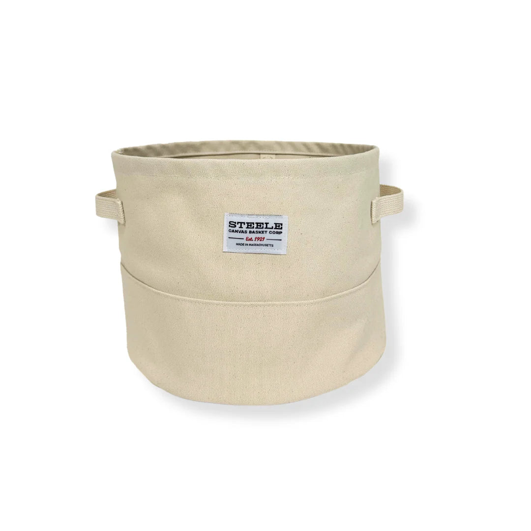 Medium Round Canvas Storage Bin