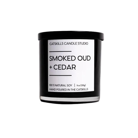 Smoked Oud + Cedar Candle