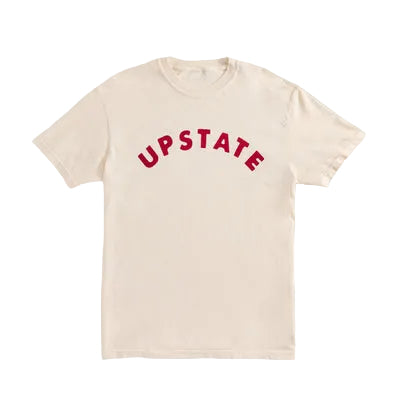 Upstate Arch Tee - Ivory / Wine
