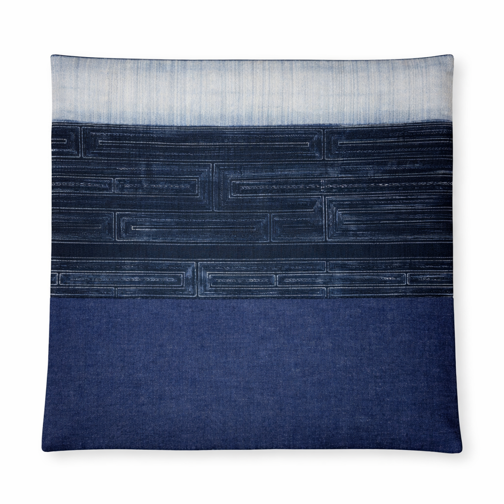 Indigo Batik Hmong + Denim Pillow Cover (20x20) (Copy)