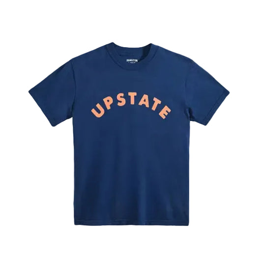 Upstate Arch Tee - Navy/Orange