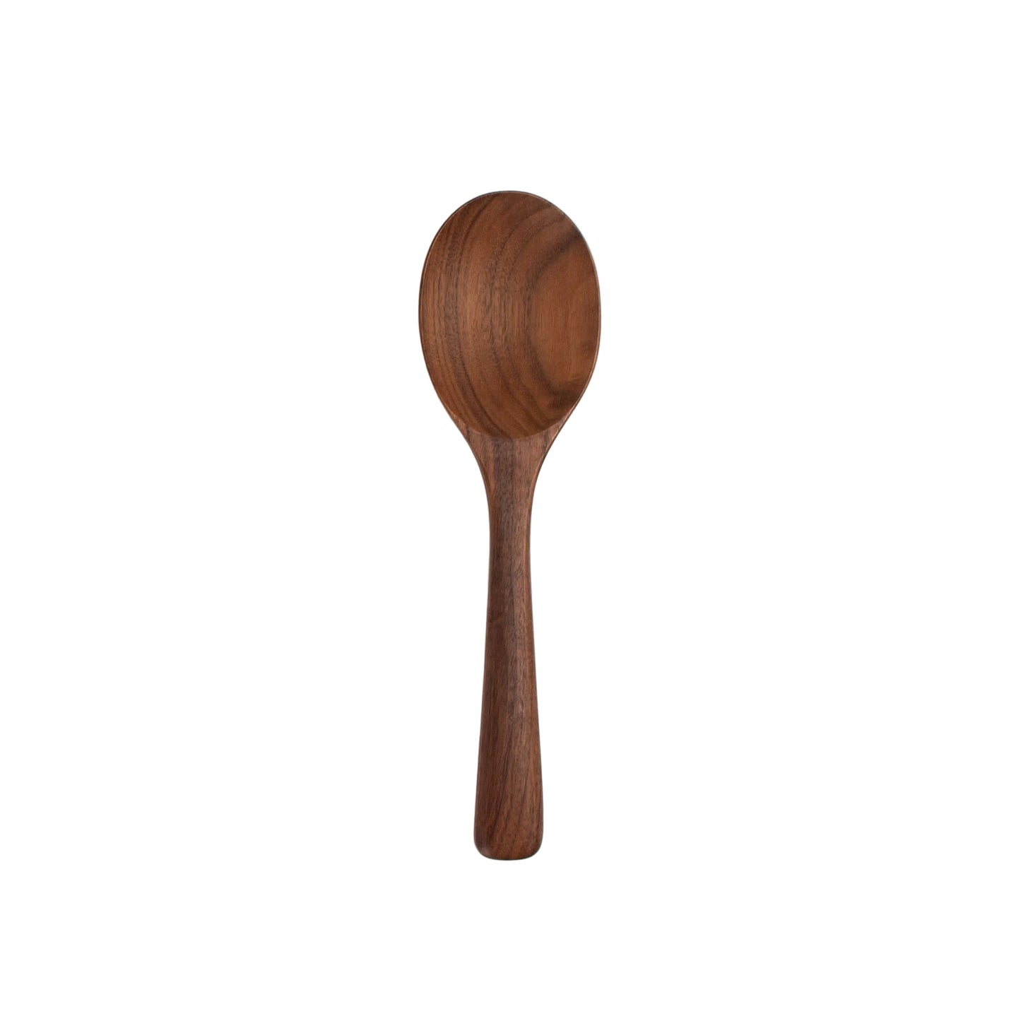 Wooden spoon on a white background