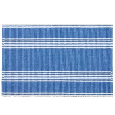 Bistro Stripe French Blue Placemat - Set of 4