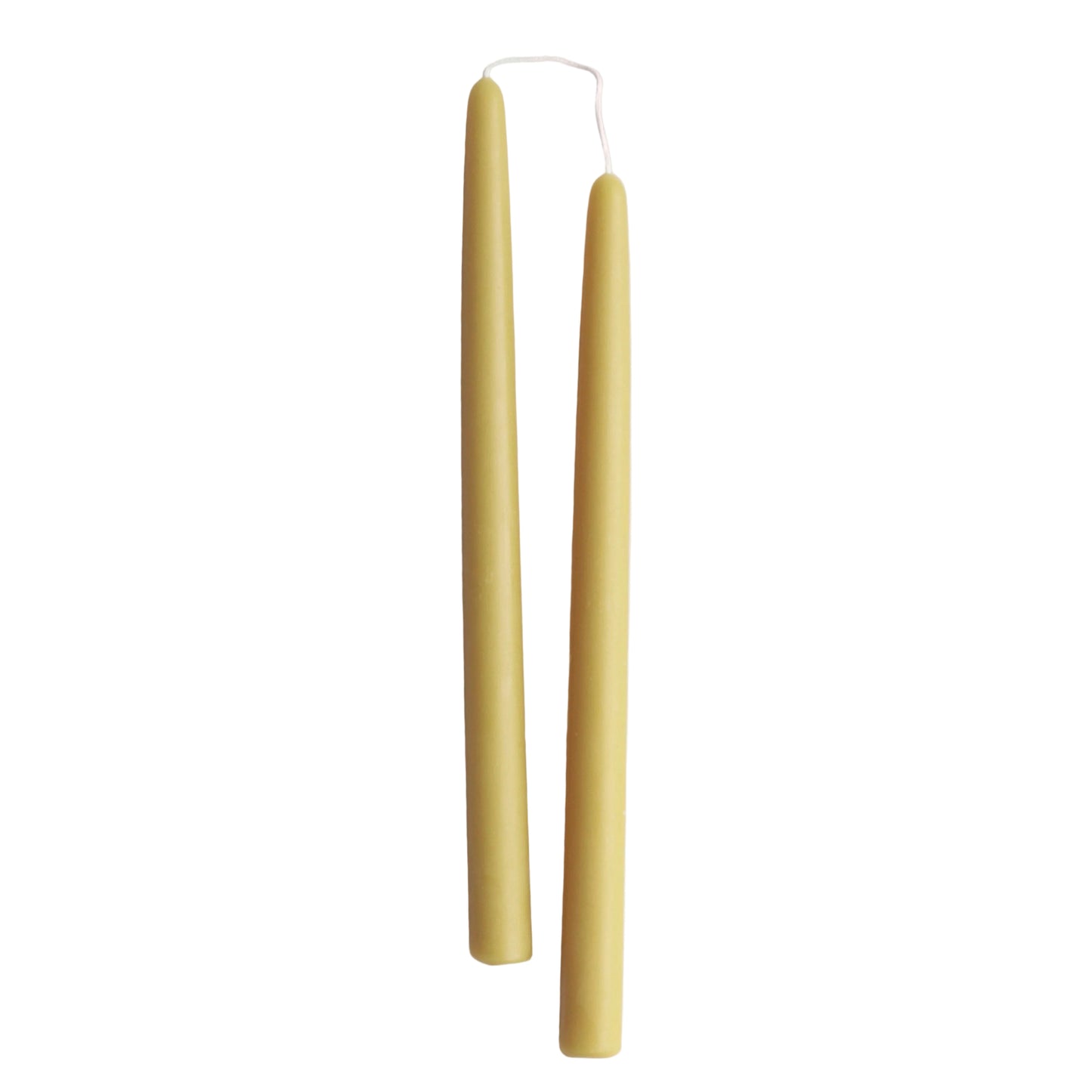 Olive Beeswax Taper Candle