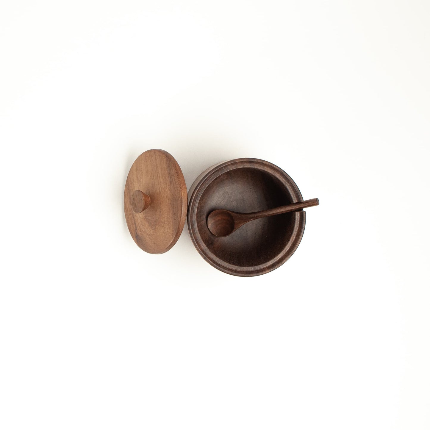 Walnut Wood Salt Cellar