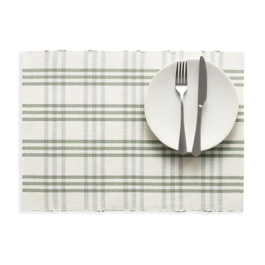 BEAUMONT PLAID Placemats - Set of 4 - Sage