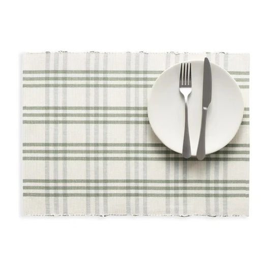 BEAUMONT PLAID Placemats - Set of 4 - Sage