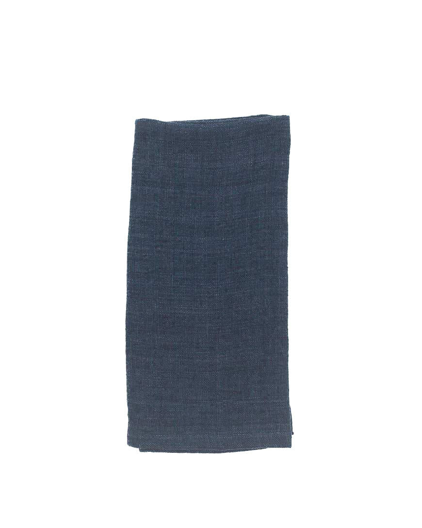 Stone Washed Linen Hemmed Napkin (Set of 2)
