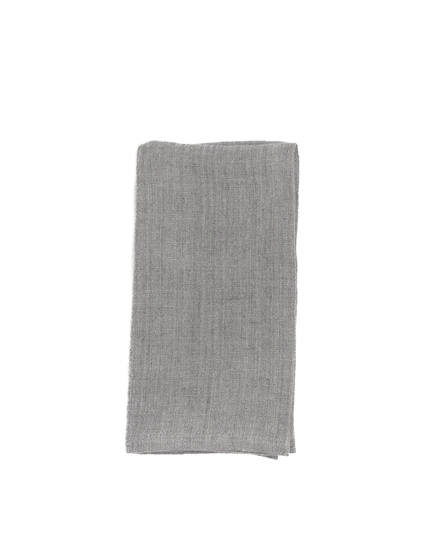 Stone Washed Linen Hemmed Napkin (Set of 2)